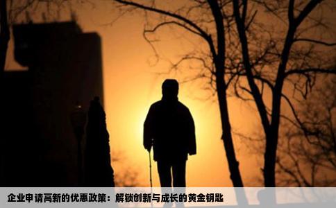 企业申请高新的优惠政策：解锁创新与成长的黄金钥匙