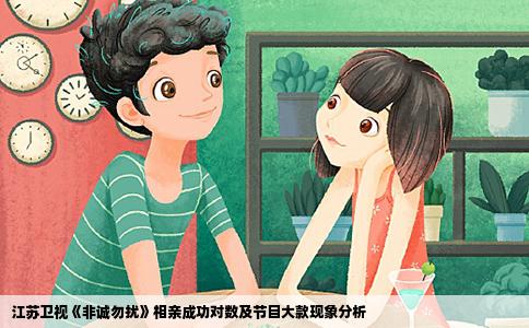 江苏卫视《非诚勿扰》相亲成功对数及节目大款现象分析