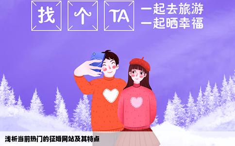 浅析当前热门的征婚网站及其特点
